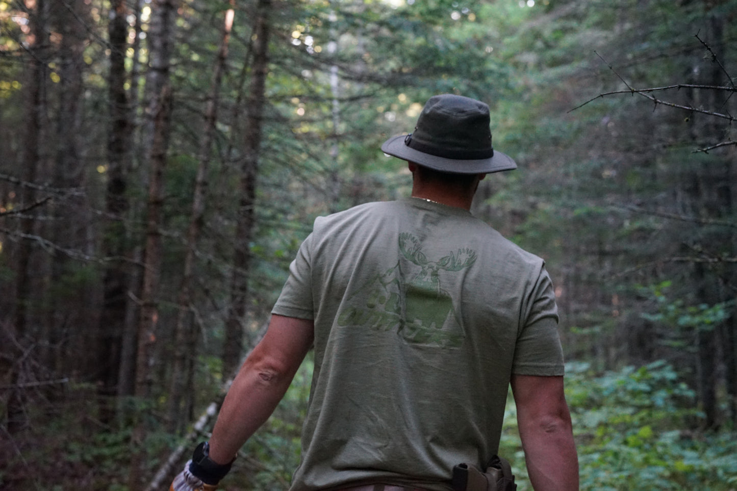 Moose Lightweight Tee - Light Olive