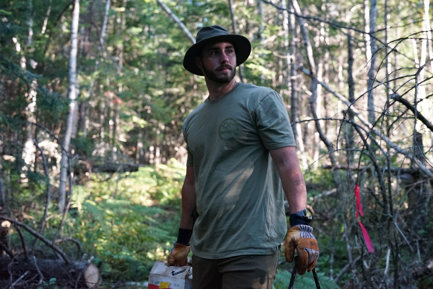 Moose Lightweight Tee - Light Olive