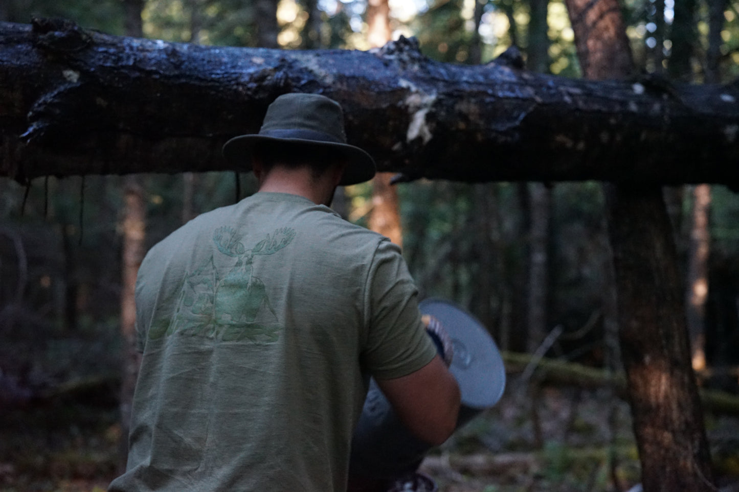 Moose Lightweight Tee - Light Olive